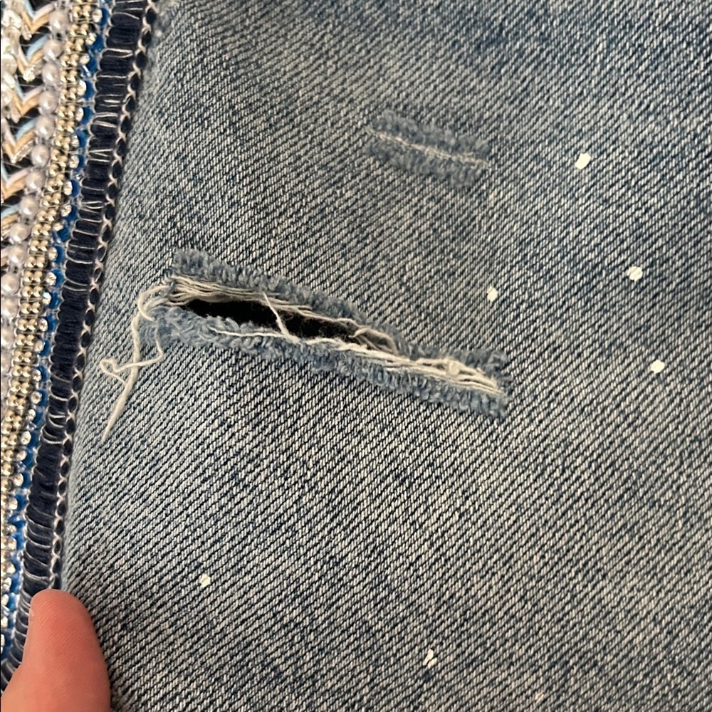 Free People beaded/embellished Mini Skirt - Picture 10 of 11
